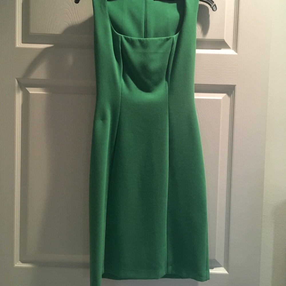 Emerald green dress
